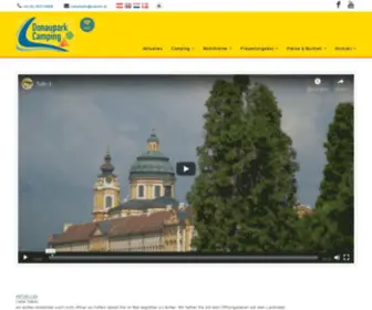 Campingtulln.at(Donaupark Camping Tulln) Screenshot