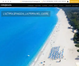 Campingultimaspiaggia.it(Camping Village Ultima Spiaggia Barisardo) Screenshot