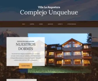 Campingunquehue.com.ar(Inicio) Screenshot