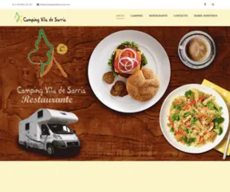 CampingViladesarria.com.es(Magnifico camping en entorno un natural) Screenshot