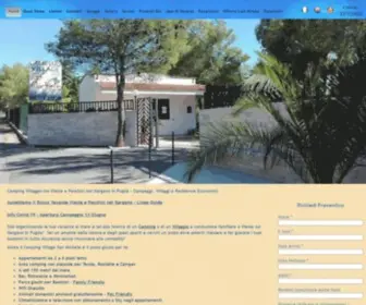 CampingVillagesanmichele.it(Camping Vieste Villaggio Gargano Peschici Puglia Economici Campeggi Villaggi e Residence) Screenshot