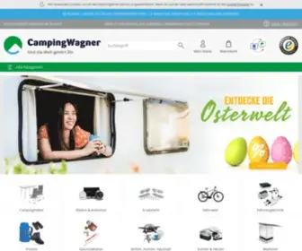Campingwagner.de(Camping Wagner: Campingzubehör & Campingbedarf online) Screenshot