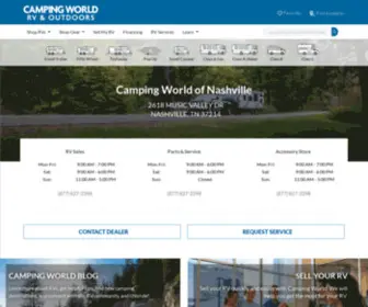 CampingWorldofnashville.com(Camping World of Nashville) Screenshot