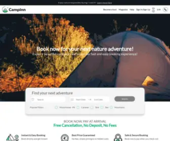 Campinn.com(Campsites) Screenshot