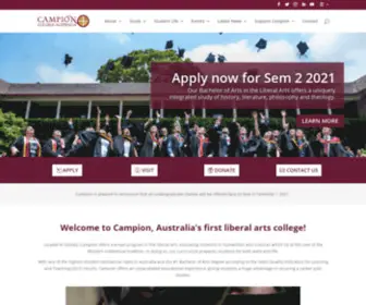 Campion.org.au(Campion College) Screenshot