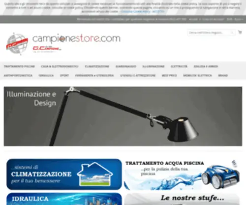 Campionestore.com(Homenuova ..shopping online) Screenshot
