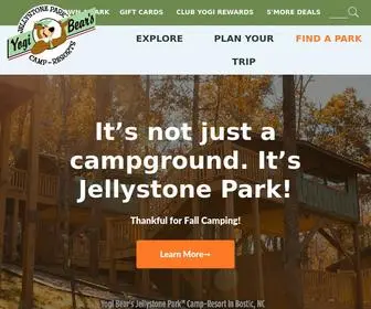 Campjellystone.com(Yogi Bear’s Jellystone Park Camp) Screenshot