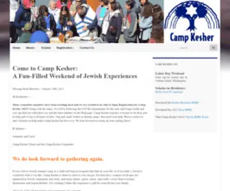 Campkesher.com(Camp Kesher) Screenshot