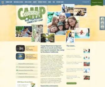 Campkeystone.com(Camp Keystone) Screenshot