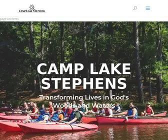 Camplakestephens.com(Camp Lake Stephens My title) Screenshot