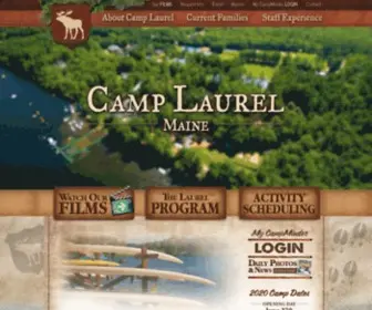 Camplaurel.com(Camp Laurel) Screenshot