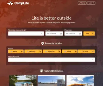 Camplife.com(Book with CampLife) Screenshot