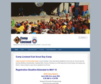 Camplinstead.com(Camp Linstead Cub Scout Day Camp) Screenshot