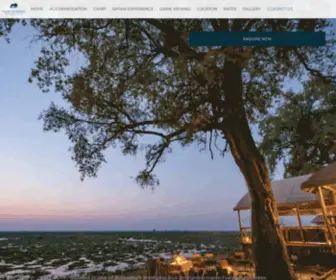 Camplinyanti.com(Situated in one of Botswana's most precious and undiscovered wilderness areas) Screenshot