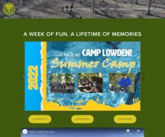 Camplowden.org(Camp Lowden) Screenshot