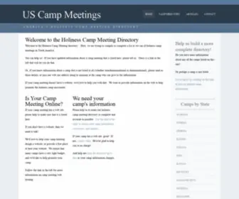 Campmeeting.us(The USA Camp Meeting Directory) Screenshot