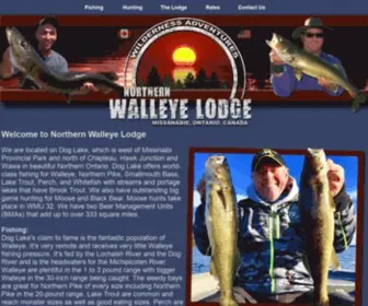 Campmissanabie.com(Ontario Walleye Fishing) Screenshot