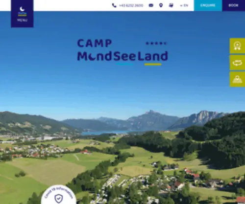 Campmondsee.at(Camping Salzkammergut) Screenshot