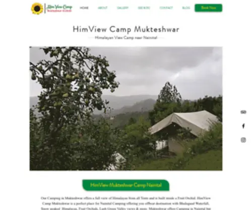 Campmukteshwar.com(Himview Camp Mukteshwar) Screenshot