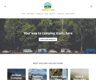 Campmycamp.com(All Around Camping Equipment) Screenshot