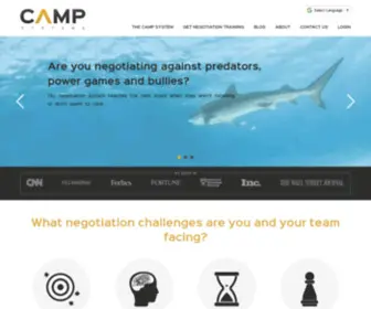 Campnegotiationinstitute.com(The Camp System of Negotiation) Screenshot