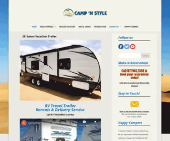 Campnstyle.com(Trailer Rentals) Screenshot