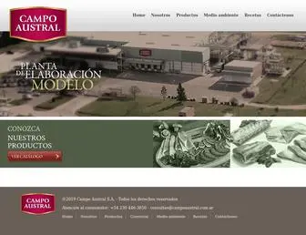 Campoaustral.com.ar(Campo Austral) Screenshot