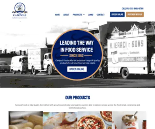 Campoli.com.au(Campoli Foods) Screenshot