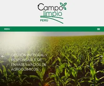 Campolimpio.org.pe(Campo Limpio) Screenshot