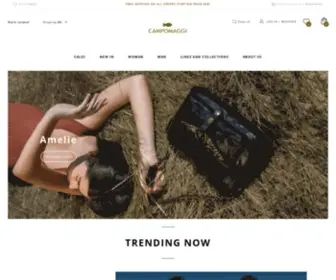 Campomaggi.it(Discover leather bags and accessories designed by Campomaggi) Screenshot