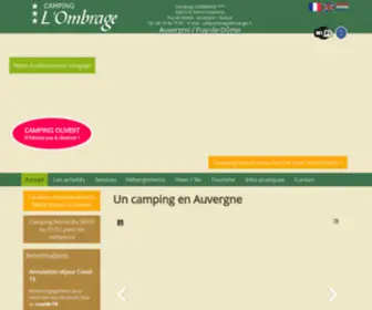 Campombrage.com(ᐃ L'OMBRAGE) Screenshot