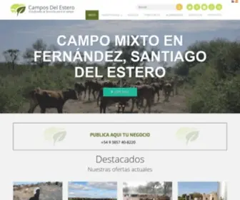 Camposdelestero.com(Campos Del Estero) Screenshot