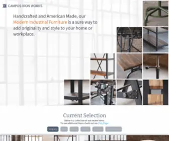 Camposironworks.com(Experience Baltimore's Premier Custom Furniture Craftsmen) Screenshot