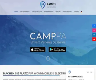 Camppa.eu(CAMPPA Smart Parking Systems GmbH) Screenshot