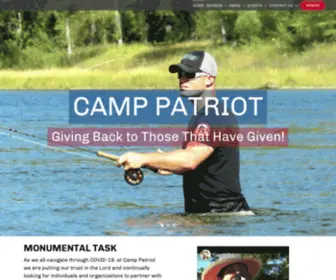 Camppatriot.org(Camp Patriot) Screenshot