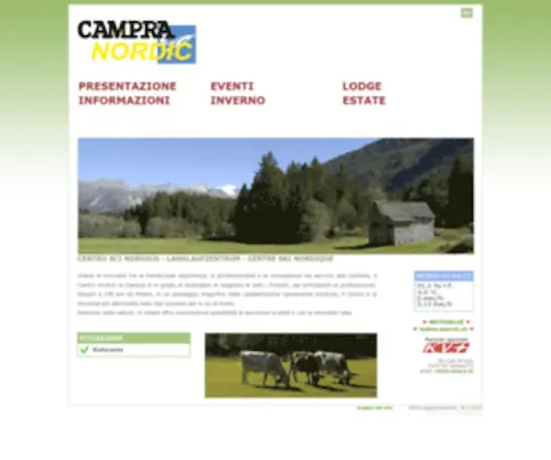 Campra.ch(Campra, Ticino) Screenshot