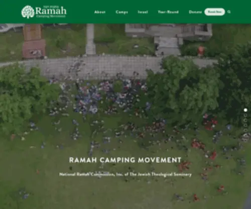 Campramah.org(Ramah Camping Movement) Screenshot