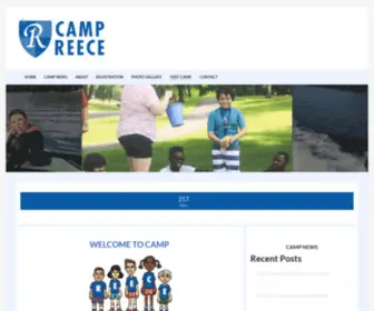 Campreece.org(Camp Reece) Screenshot