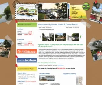 Campresort.com(The Swamp House Grill) Screenshot