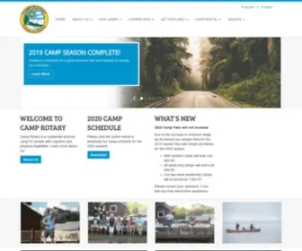 Camprotary.ca(Camp Rotary) Screenshot