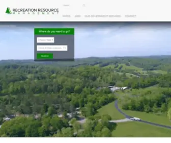 Camprrm.com(Recreation Resource Management) Screenshot
