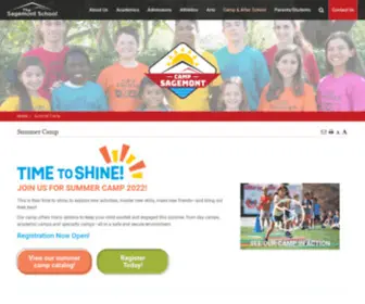 Campsagemont.com(Weston Summer Camp) Screenshot