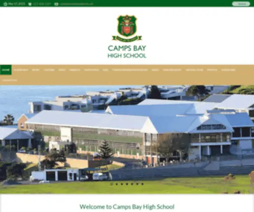 Campsbayhigh.co.za(The website of CBHS) Screenshot