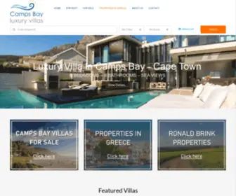 Campsbayluxuryvillas.com(Camps Bay Luxury Villas) Screenshot