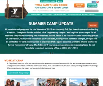 Campshadybrook.org(YMCA Camp Shady Brook) Screenshot