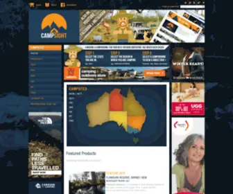 Campsight.com.au(Campground video tours and info) Screenshot