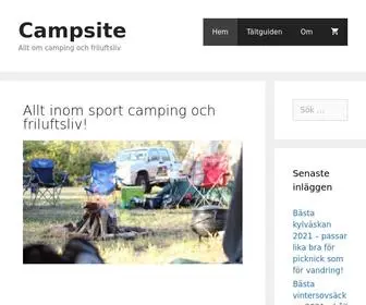 Campsite.se(Allt om camping) Screenshot