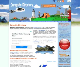 Campsitedirectory.co.uk(Campsitedirectory) Screenshot