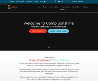 Campsonshinememories.org(Camp Sonshine) Screenshot