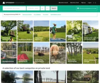 Campspace.com(Discover micro campsites nearby) Screenshot